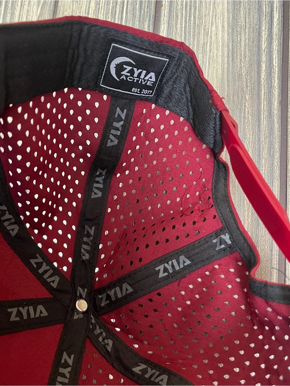 ZYIA Active Red Logo Hat